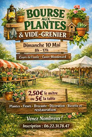 Bourse aux plantes & Vide grenier 10 Mai