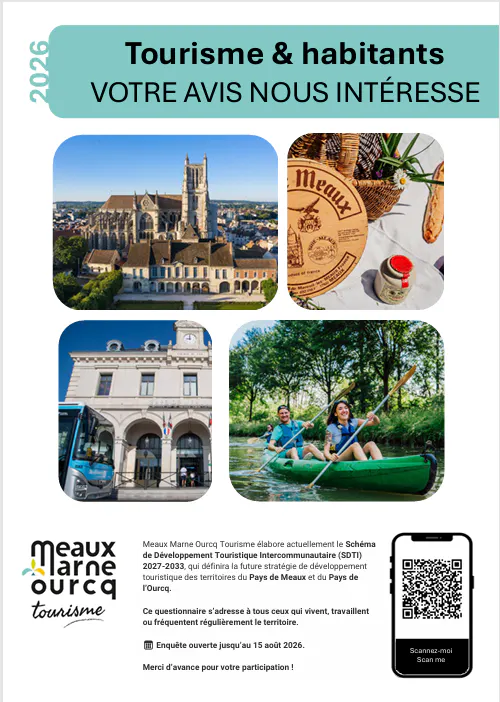 Enquête "Développement touristique des territoires du Pays de Meaux et du Pays de l'Ourcq"