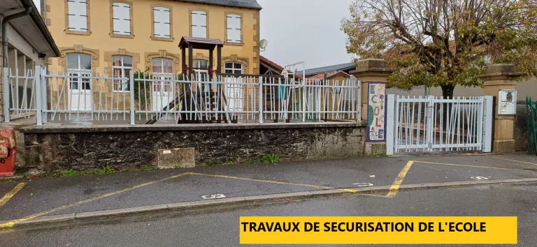 MISE AUX NORMES DE L'ENCEINTE DE L'ECOLE - Commune de Galgan