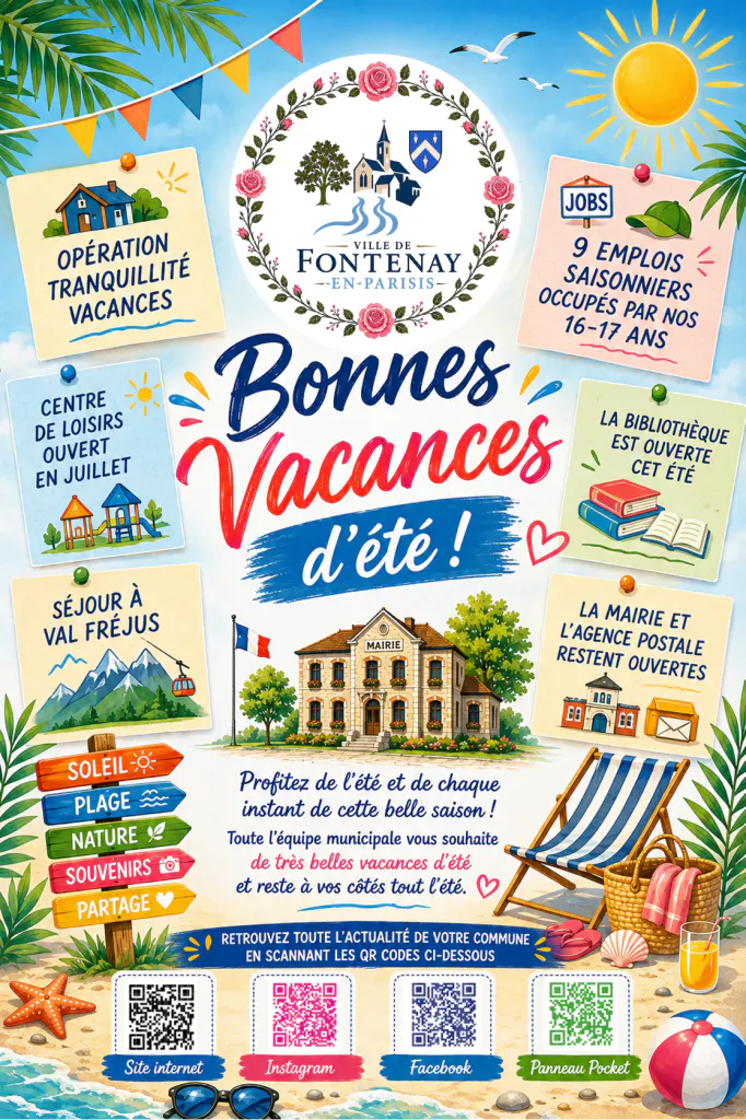 Bonnes vacances d’été!