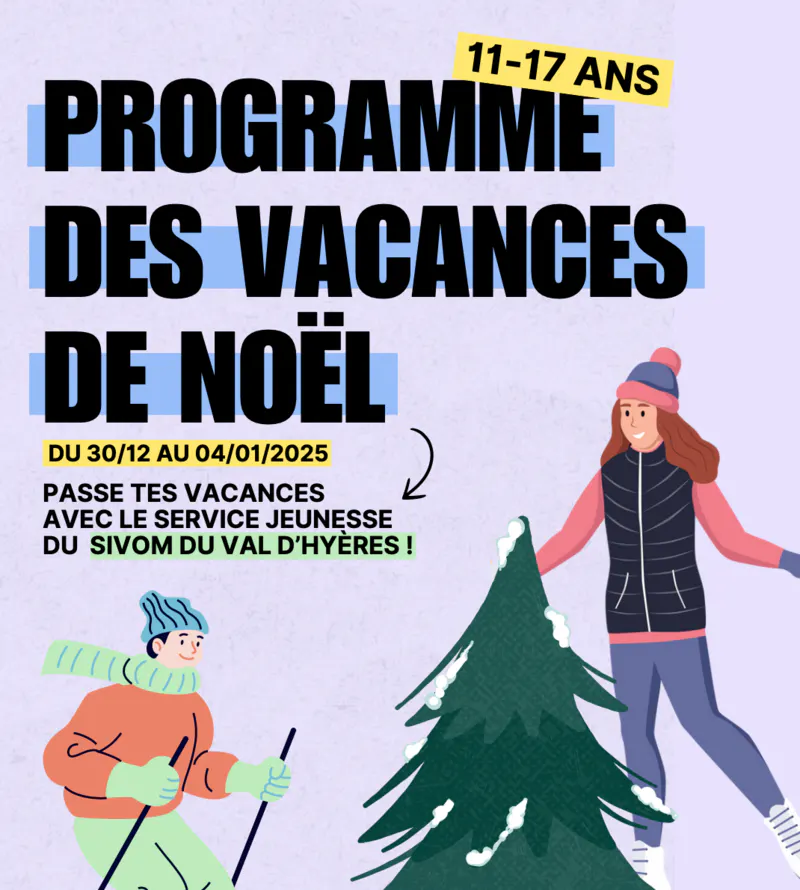 Cognin: Le SIVOM est de de retour ! Programme jeunesse des vacances de Noël
