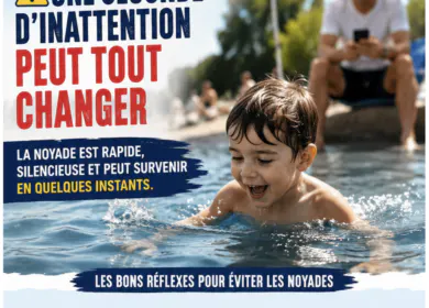 PRÉVENTION DES NOYADES : RESTONS VIGILANTS !
