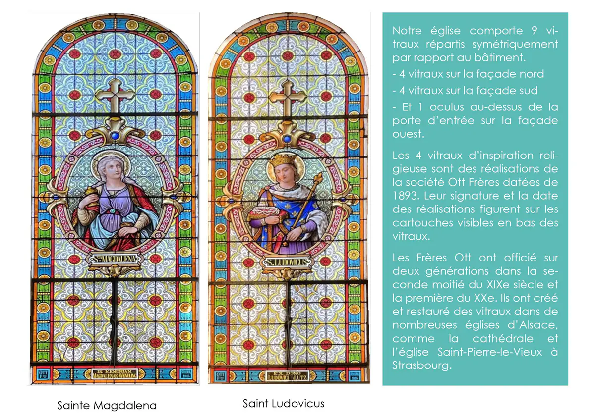 Rénovation des vitraux de l'église