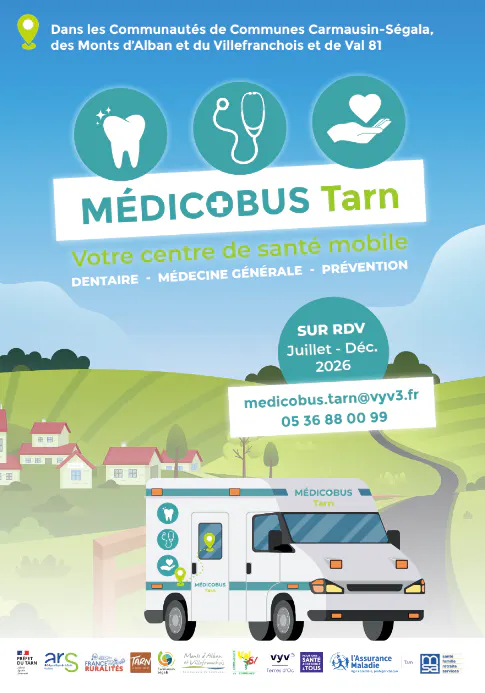MEDICOBUS – RDV juillet à décembre 26