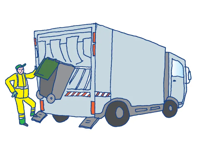 Collecte des déchets ménagers