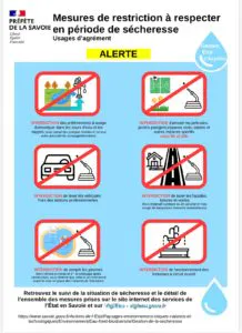 Alerte sécheresse en Savoie