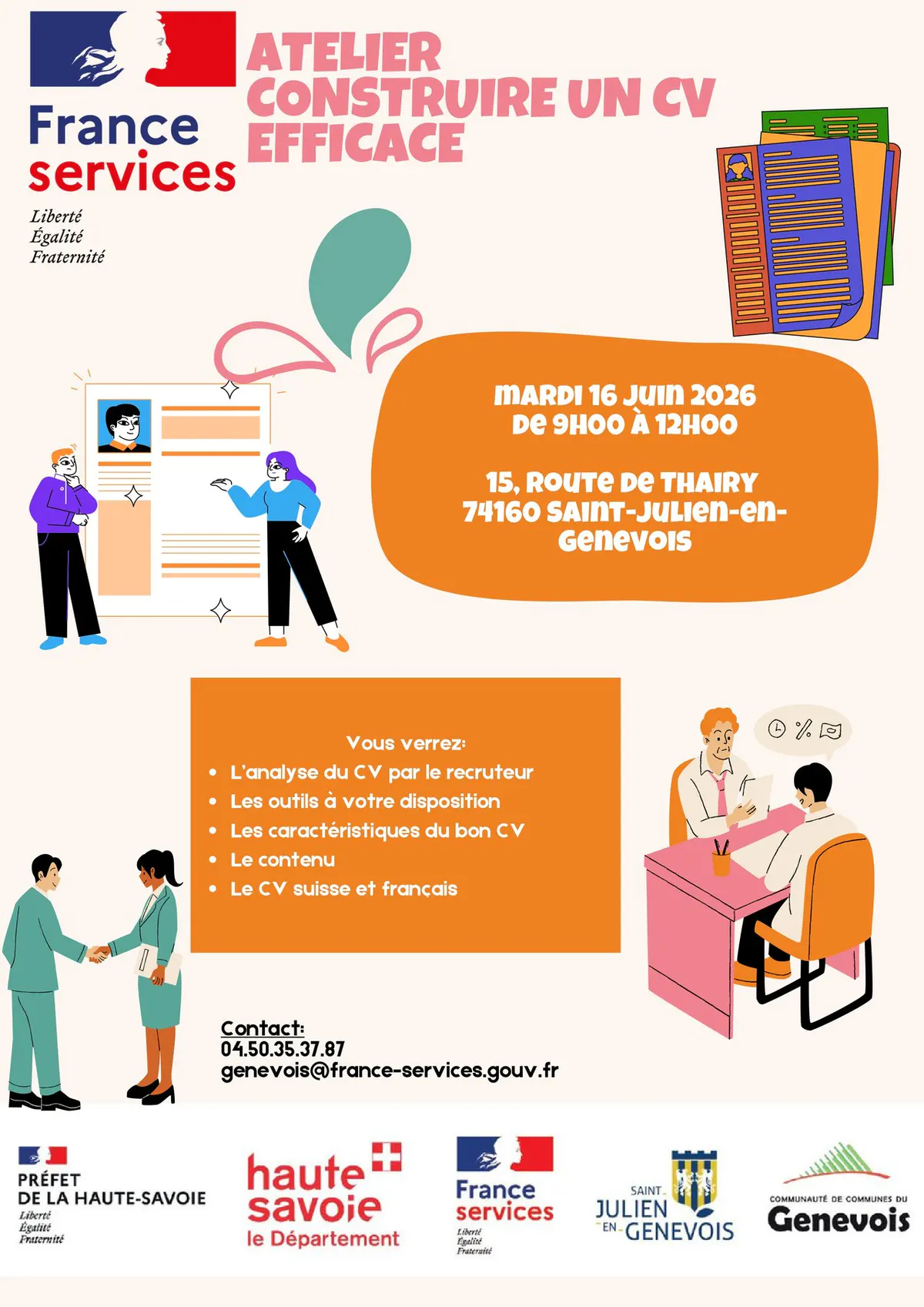 ATELIER CONSTRUIRE UN CV EFFICACE