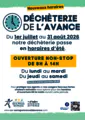 DÉCHÈTERIE - NOUVEAUX HORAIRES