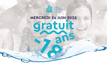 Entrée gratuite à la piscine pour les -18 ans
