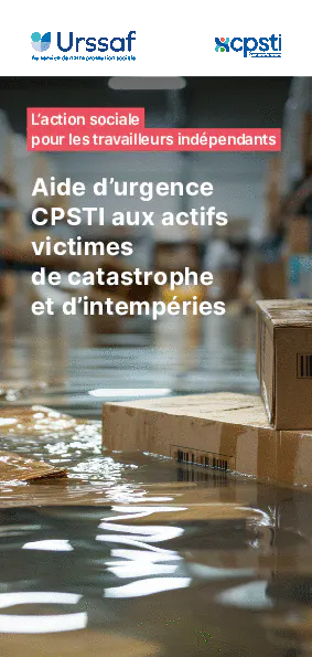 Aide d'urgence CPSTI aux actifs victimes de catastrophe et d'intempéries