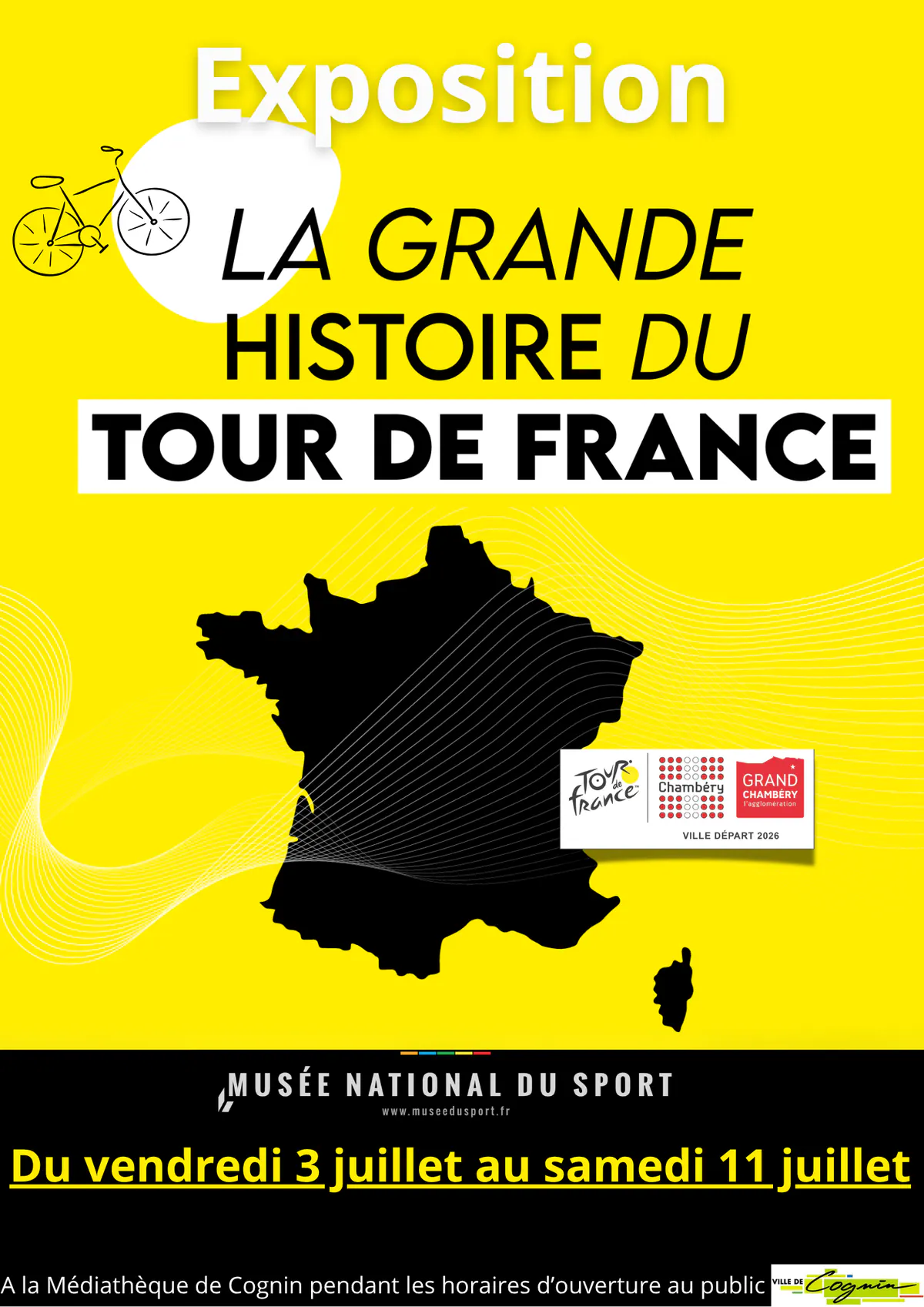 Cognin: Exposition : l'histoire du Tour de France
