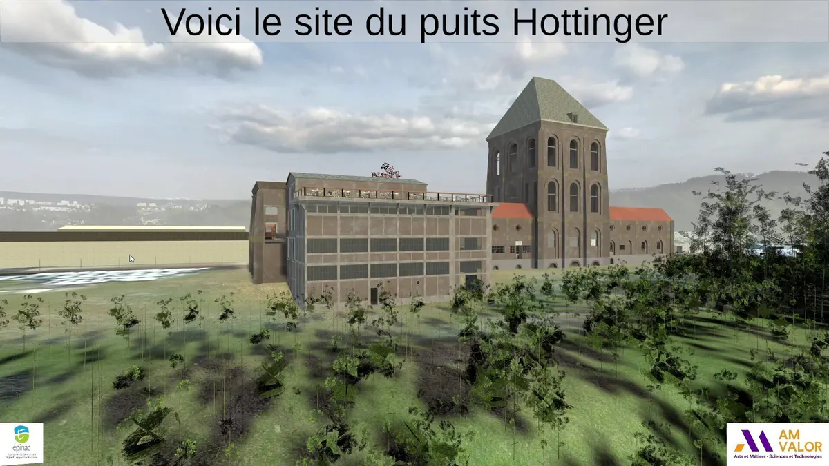 modélisation en 3D du futur puits Hottinguer