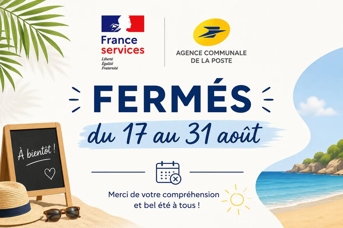 Fermeture agence communale - France service