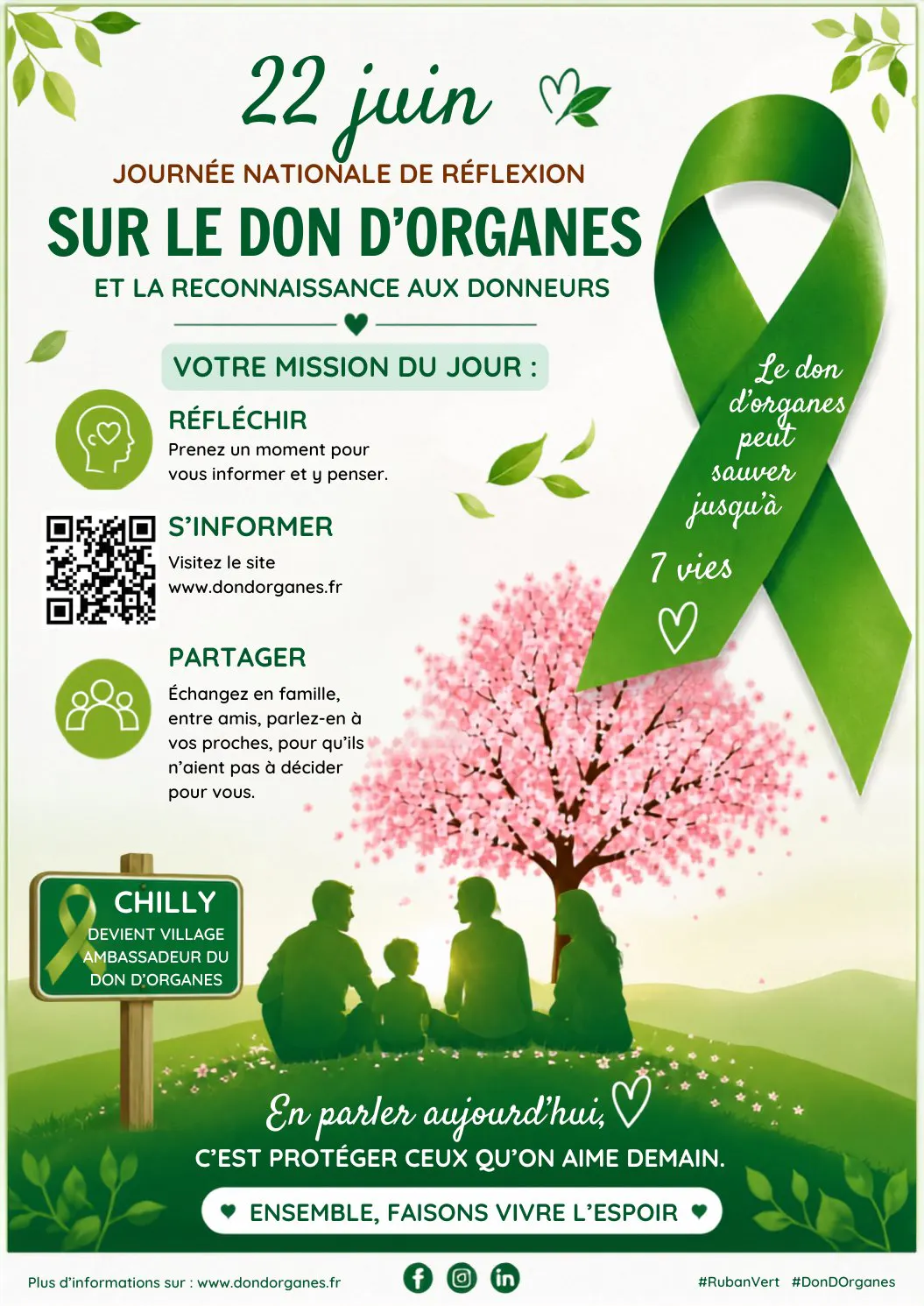 Chilly, village ambassadeur du Don d'Organe