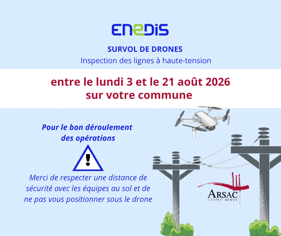 Survol de drones sur notre commune