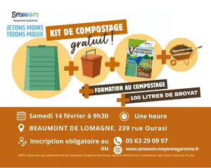 Nouvelle session de distribution de composteurs et de formation au compostage