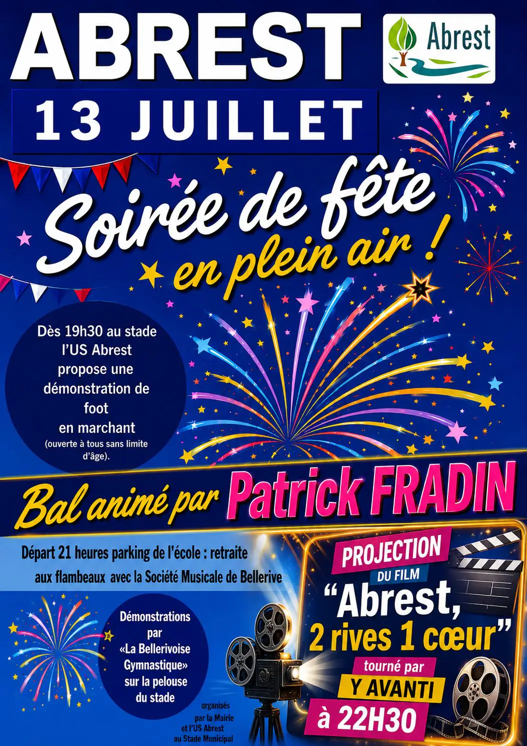 Information importante – La fête du 13 juillet est maintenue