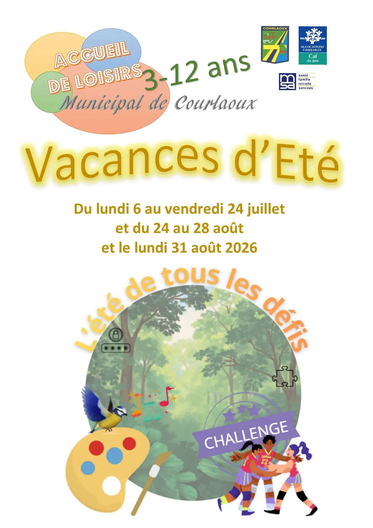 L'été de tous les défis à l'accueil de loisirs
