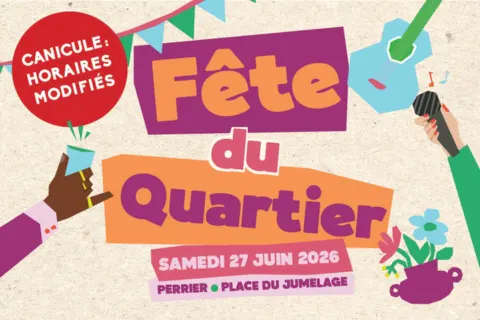 En raison de la canicule, la Fête du Quartier au Perrier adapte ses horaires