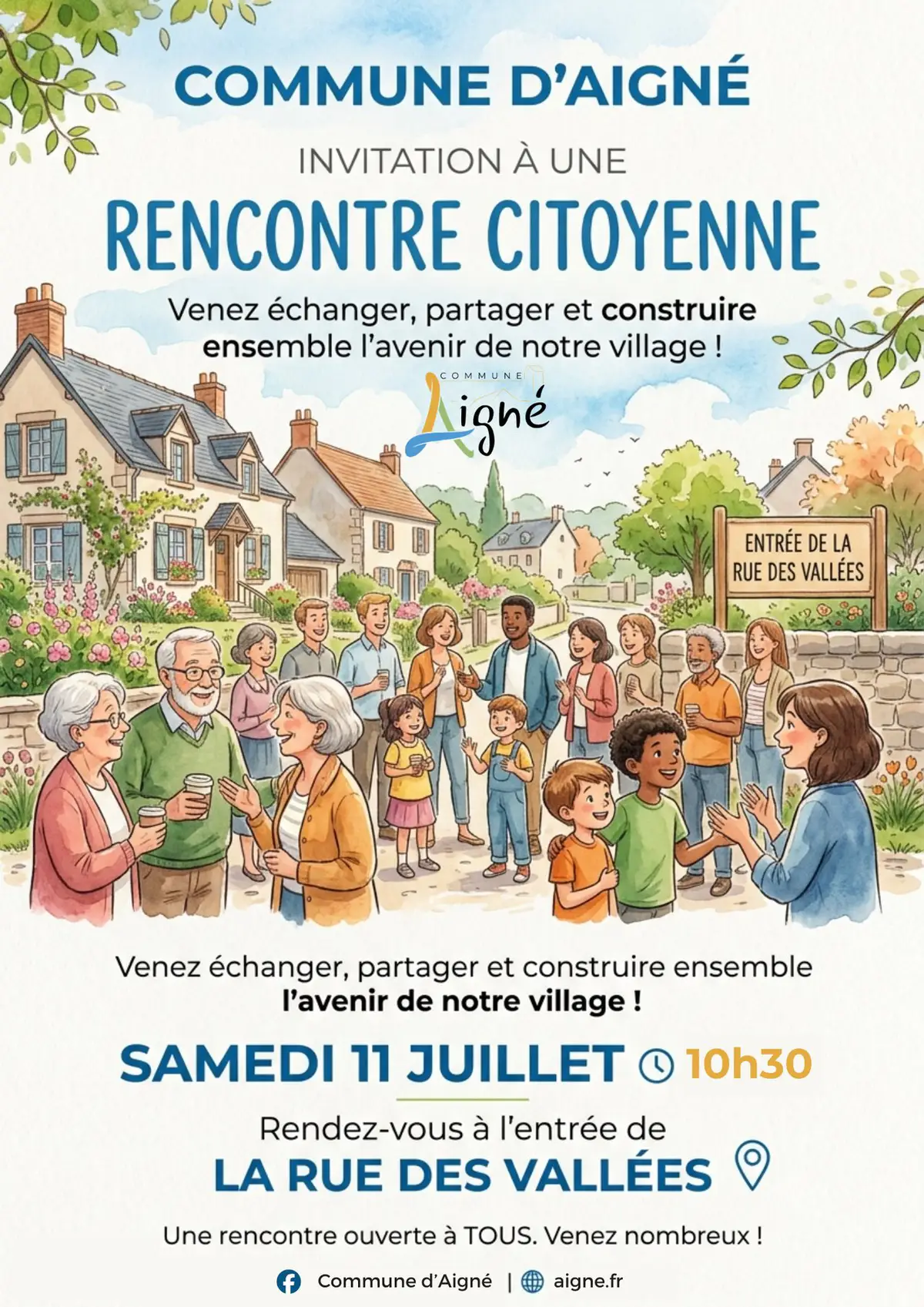 Rencontre citoyenne le samedi 11 juillet
