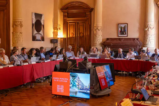 La prochaine séance du conseil municipal est prévue le 15 juillet 2026 et sera retransmise en direct - Conseil municipal