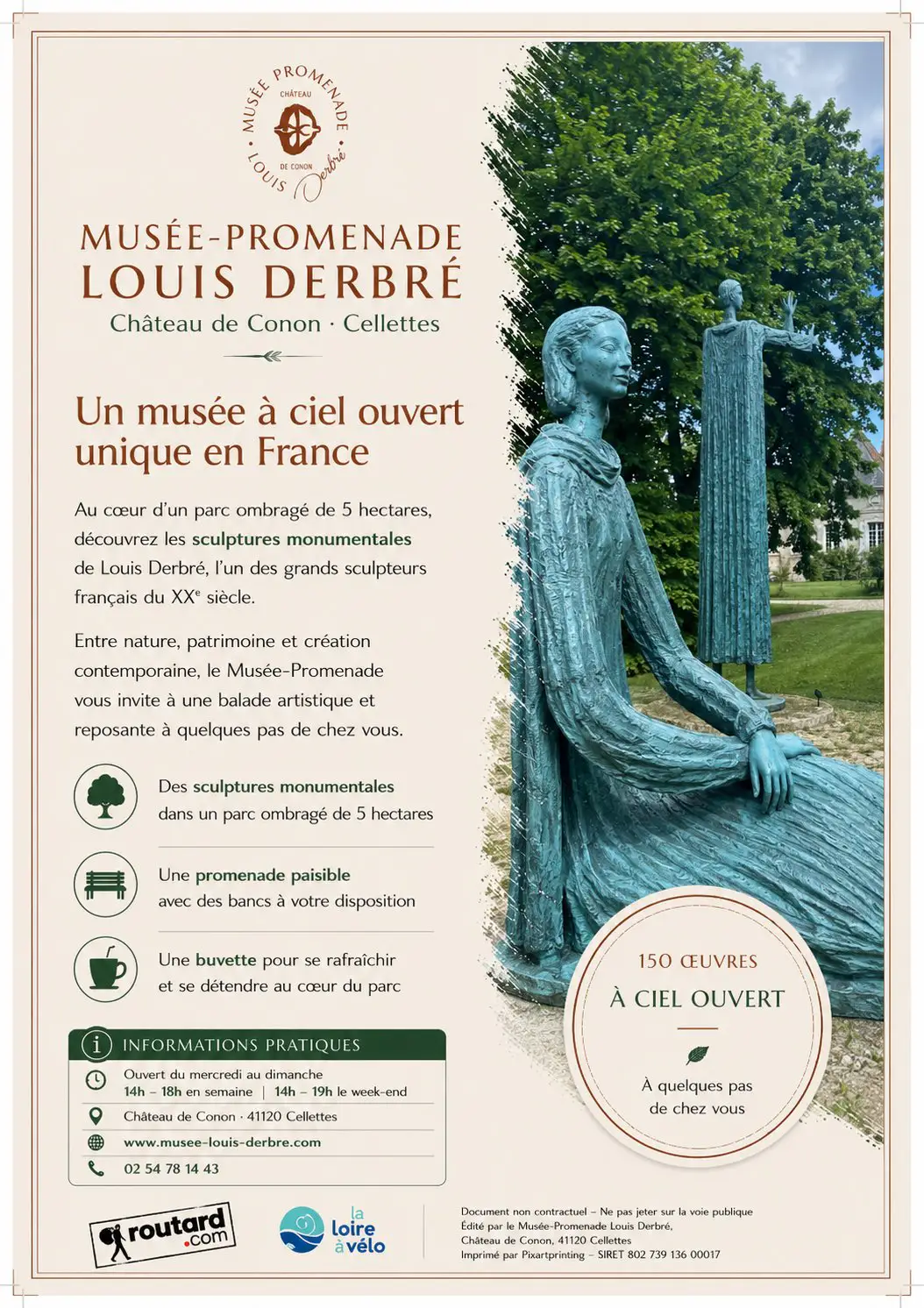Tarif Cellettois au musée-promenade Louis Derbré