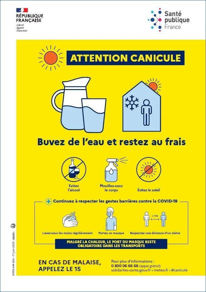 Alerte jaune canicule