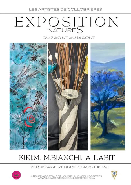 Exposition Galerie Agosta : KIKI.M, M.BIANCHI, A.LABIT