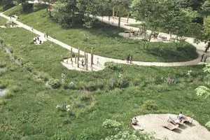 Démarrage des travaux de renaturation du Parc du Boulard