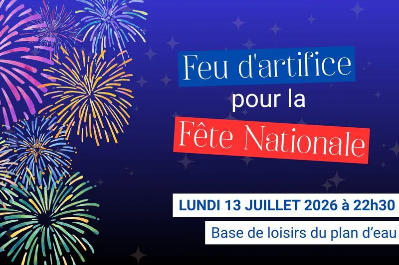 Challes les Eaux: Feu d'artifice 2026