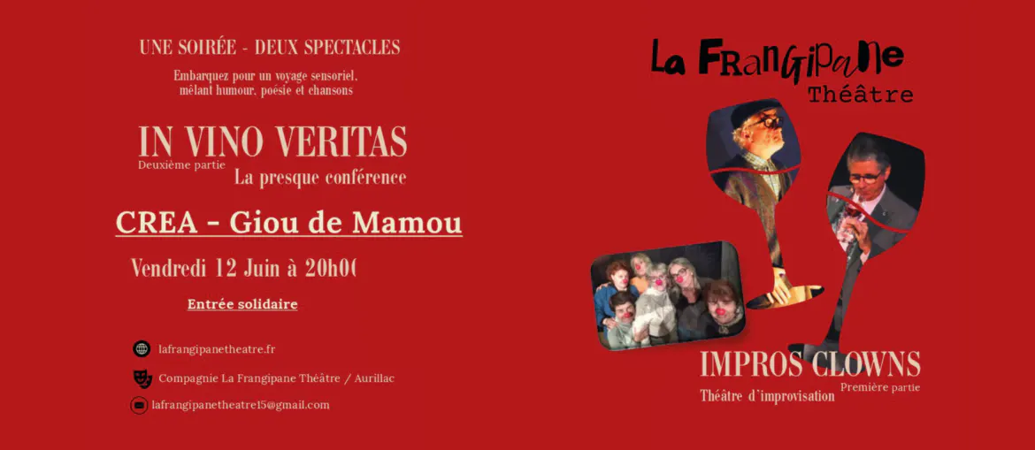 Vivre à Giou de Mamou - [RDV ASSOCIATIF]  Soirée Frangipane théâtre