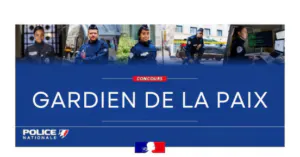Ouverture des inscriptions au concours de Gardien de la Paix 2026