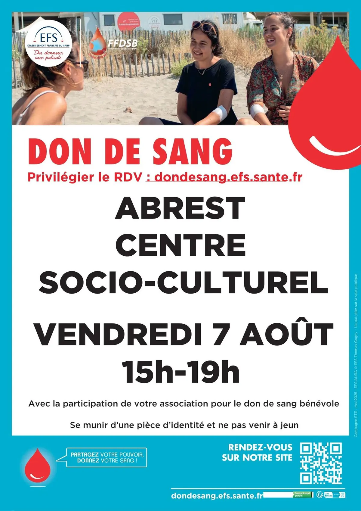 Don du sang - Vendredi 07 août