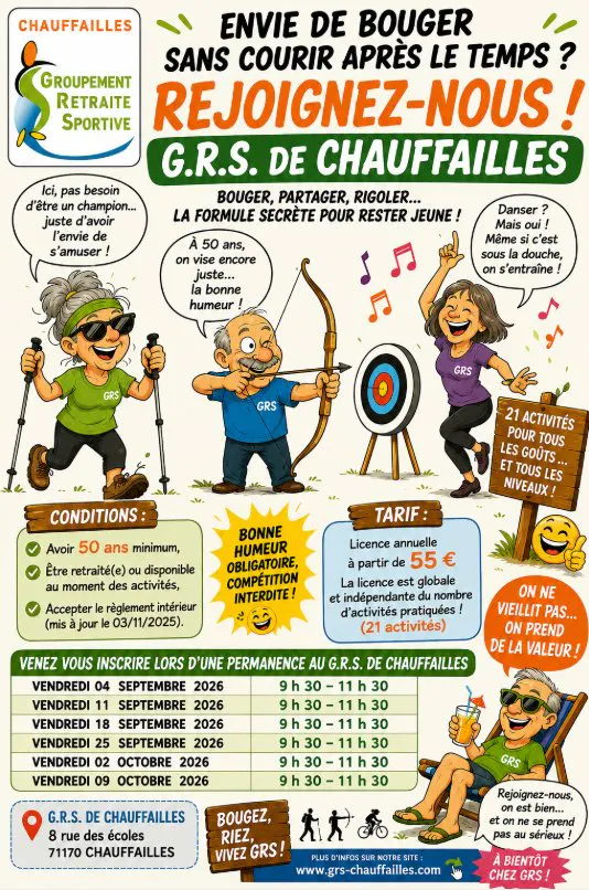 Nouvelle saison 2026/2027 du GRS