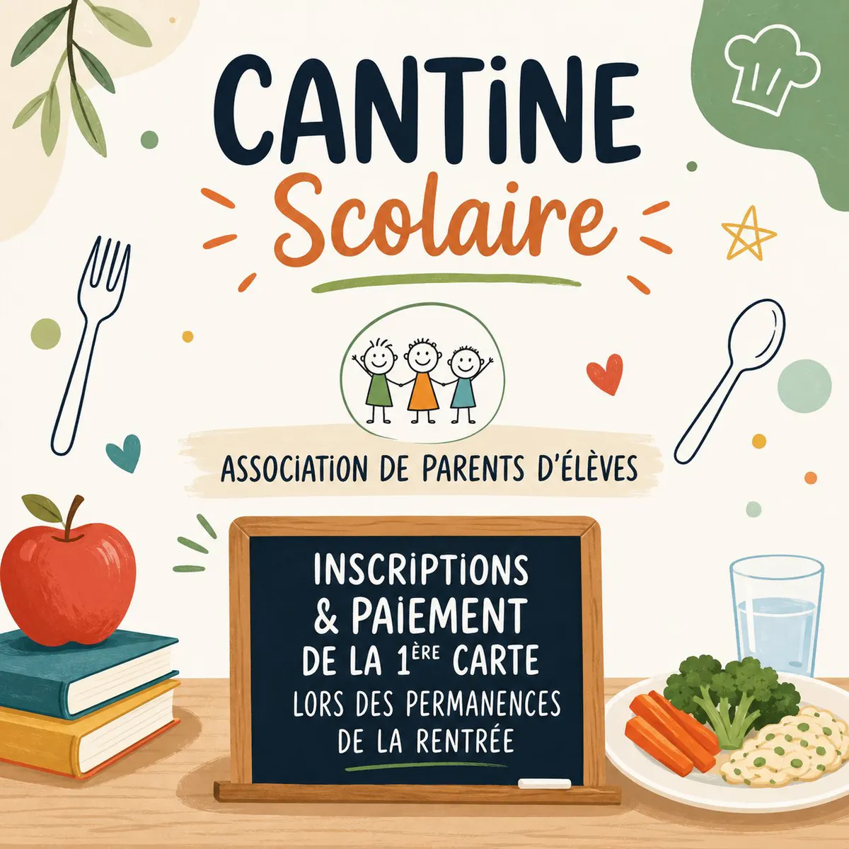 🍽️ Restaurant scolaire – Rentrée 2026-2027