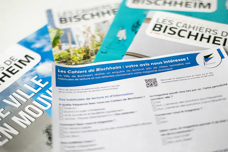 Les Cahiers de Bischheim : votre avis nous intéresse !
