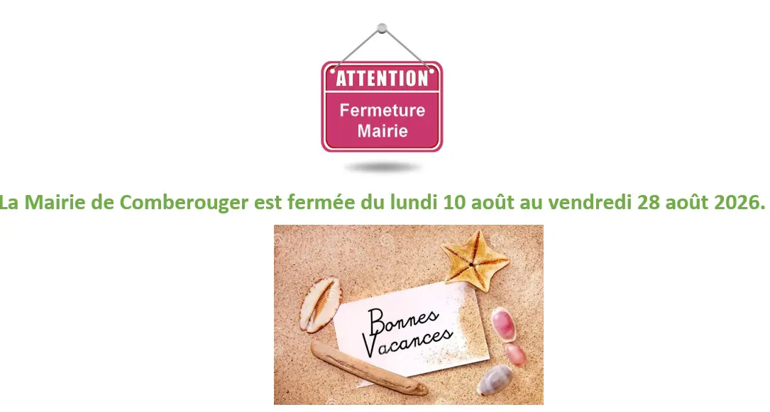 Fermeture mairie.