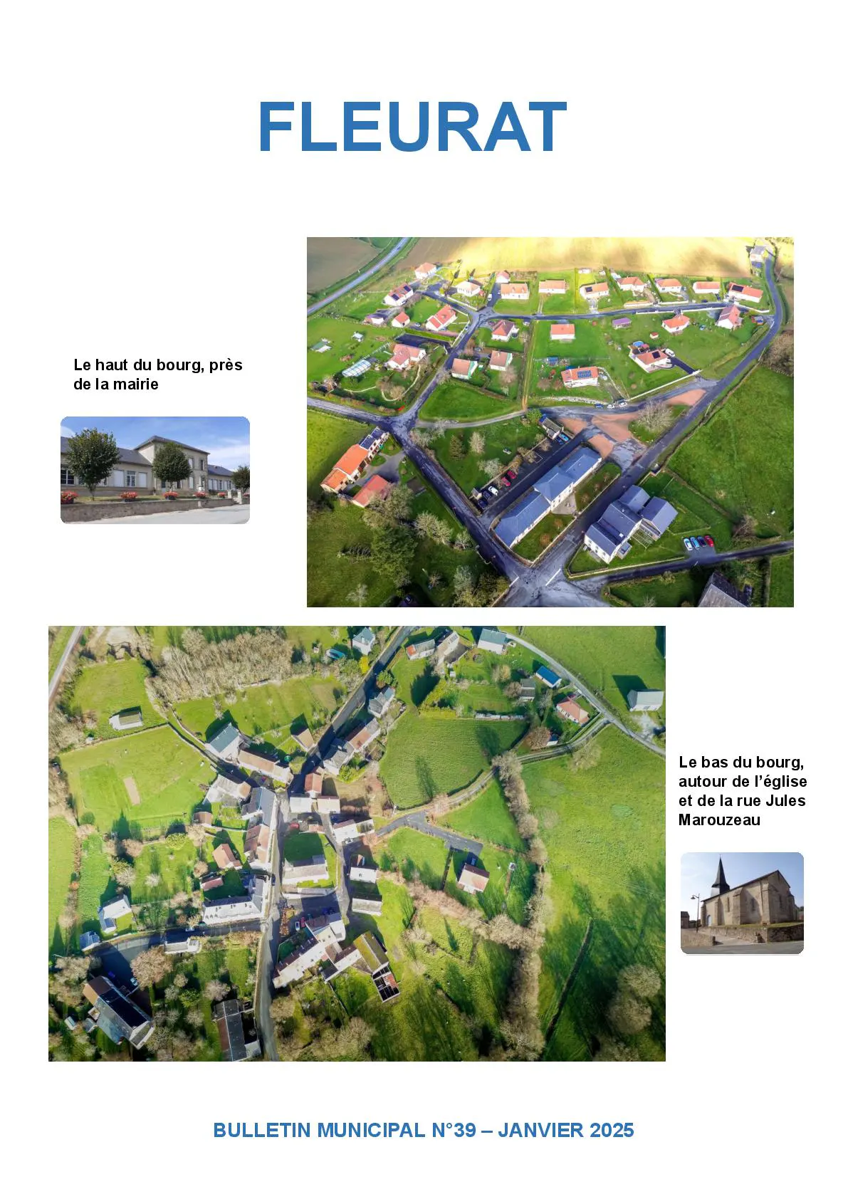 Publication du BULLETIN MUNICIPAL N°39 Janvier 2025