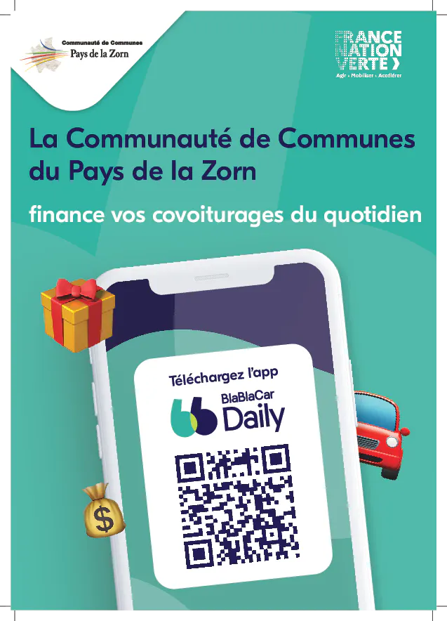 LE COVOITURAGE QUOTIDIEN AU PAYS DE LA ZORN