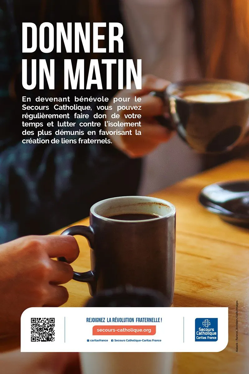 Devenez bénévole pour le Secours catholique
