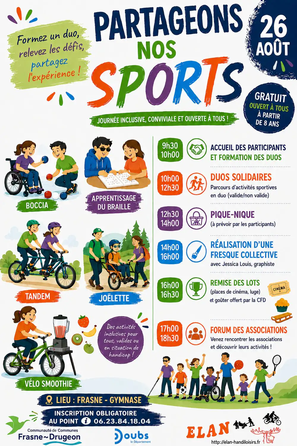 Journée "Partageons nos sports"
