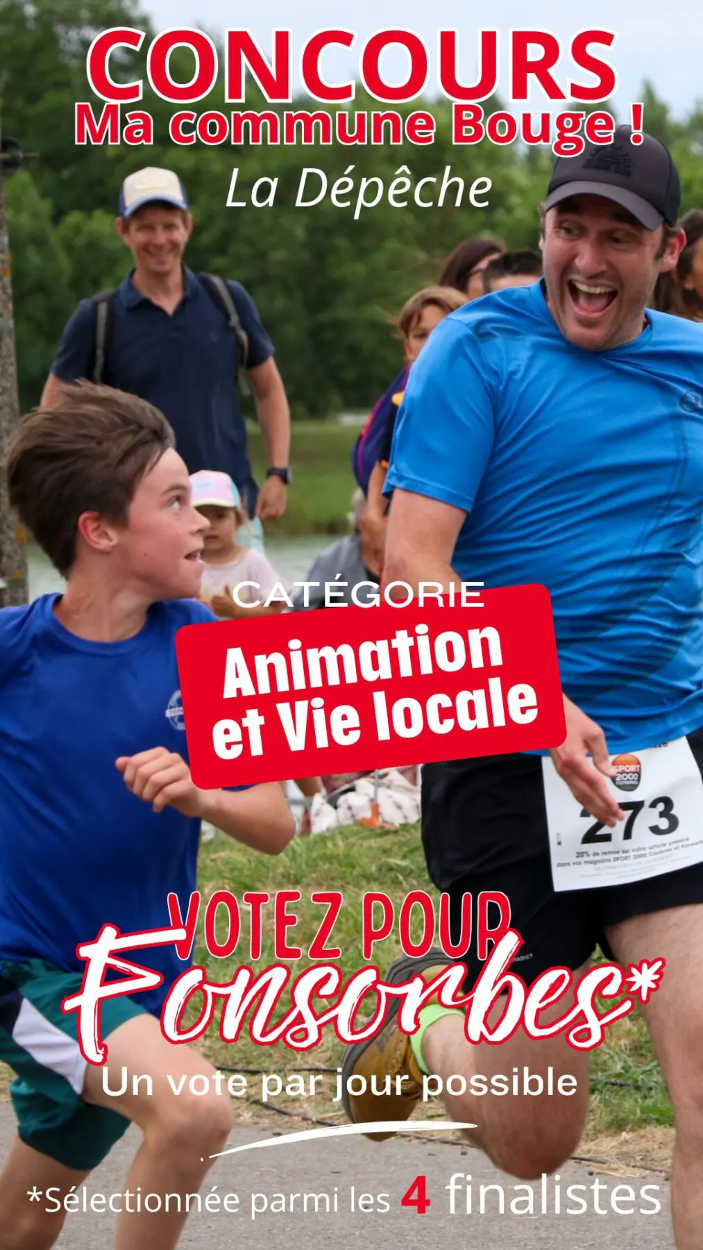 Fonsorbes finaliste du concours « Ma commune bouge 2026 » : soutenez la ville ! - Mairie de Fonsorbes