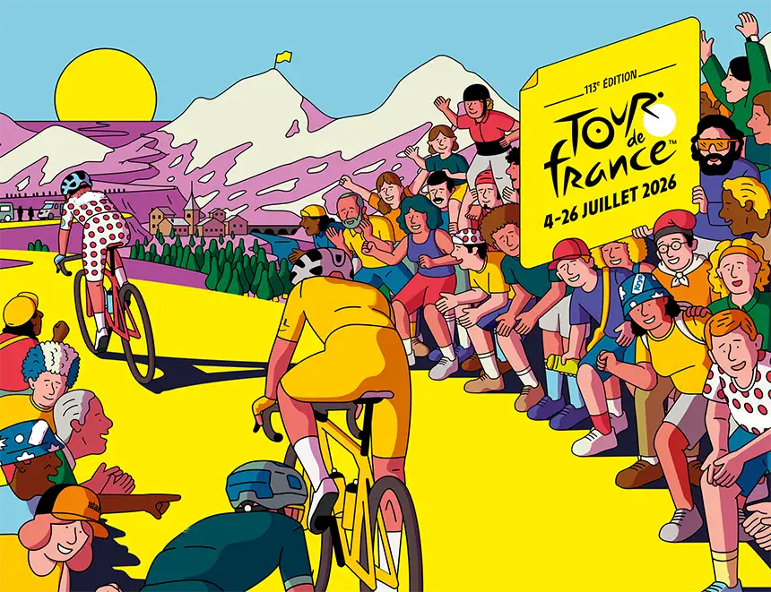 Passage du Tour de France à Aix-les-Bains le 22 juillet 2026