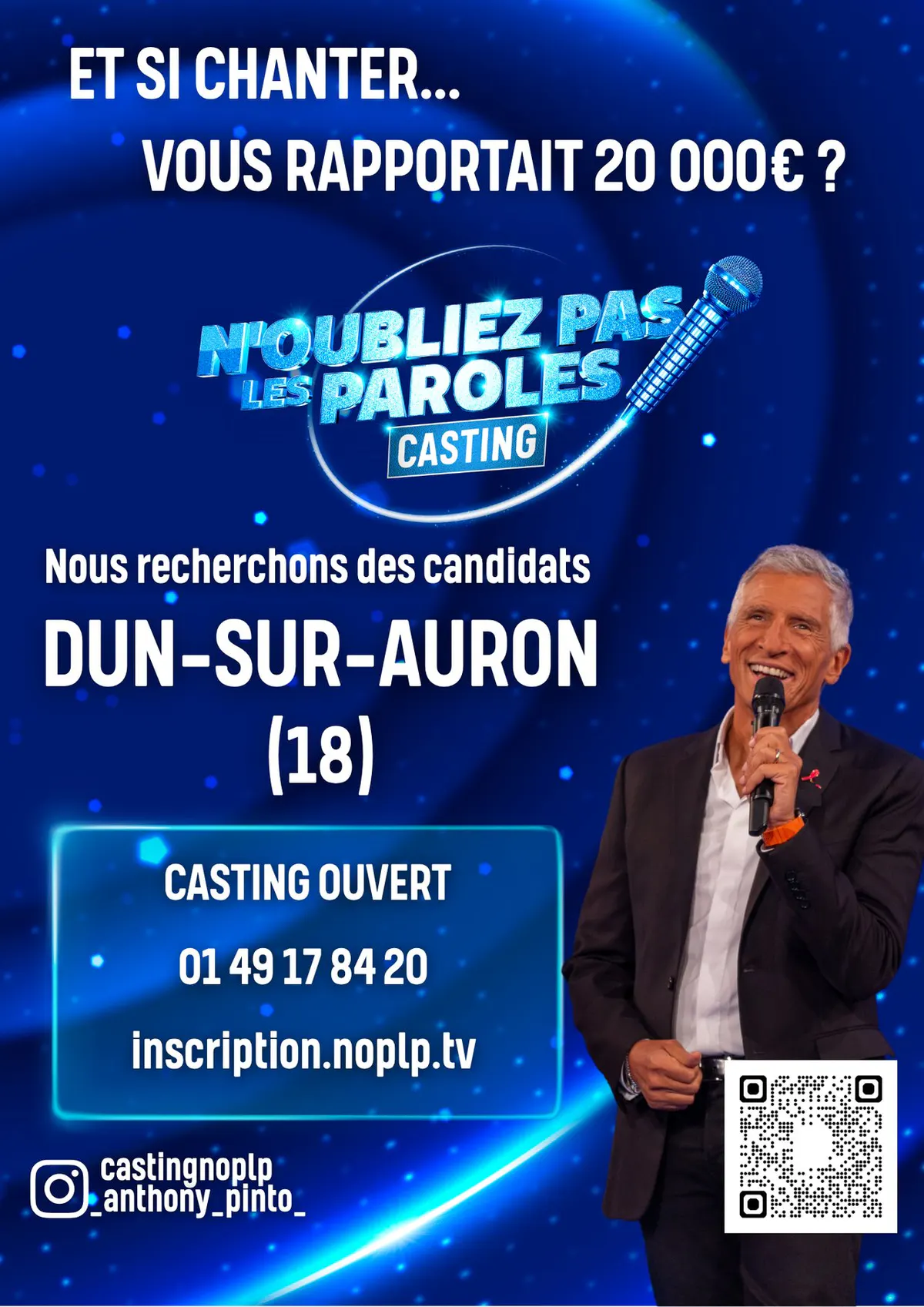 Casting pour l'émission "N'Oubliez Pas Les Paroles"