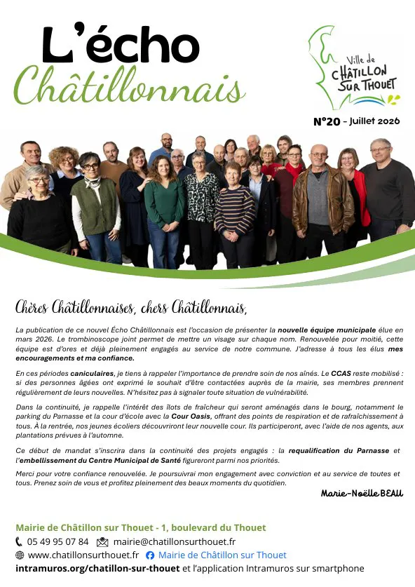 📬 L'Écho Châtillonnais n°20 arrive bientôt !