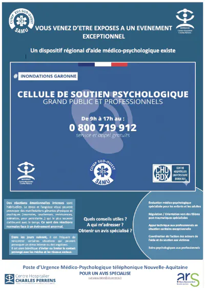 Événements exceptionnels : cellule de soutien - Mairie de Fargues