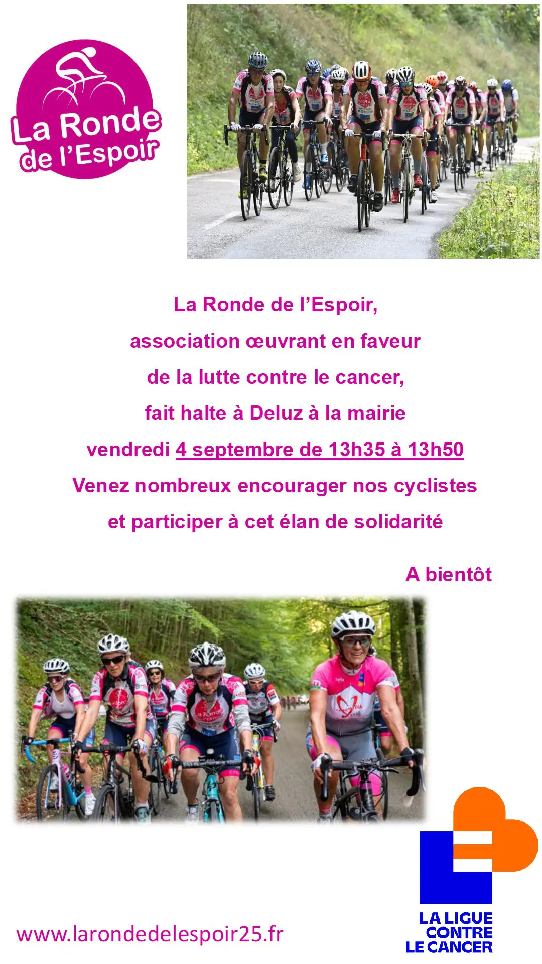 LA RONDE DE L'ESPOIR PASSE A DELUZ