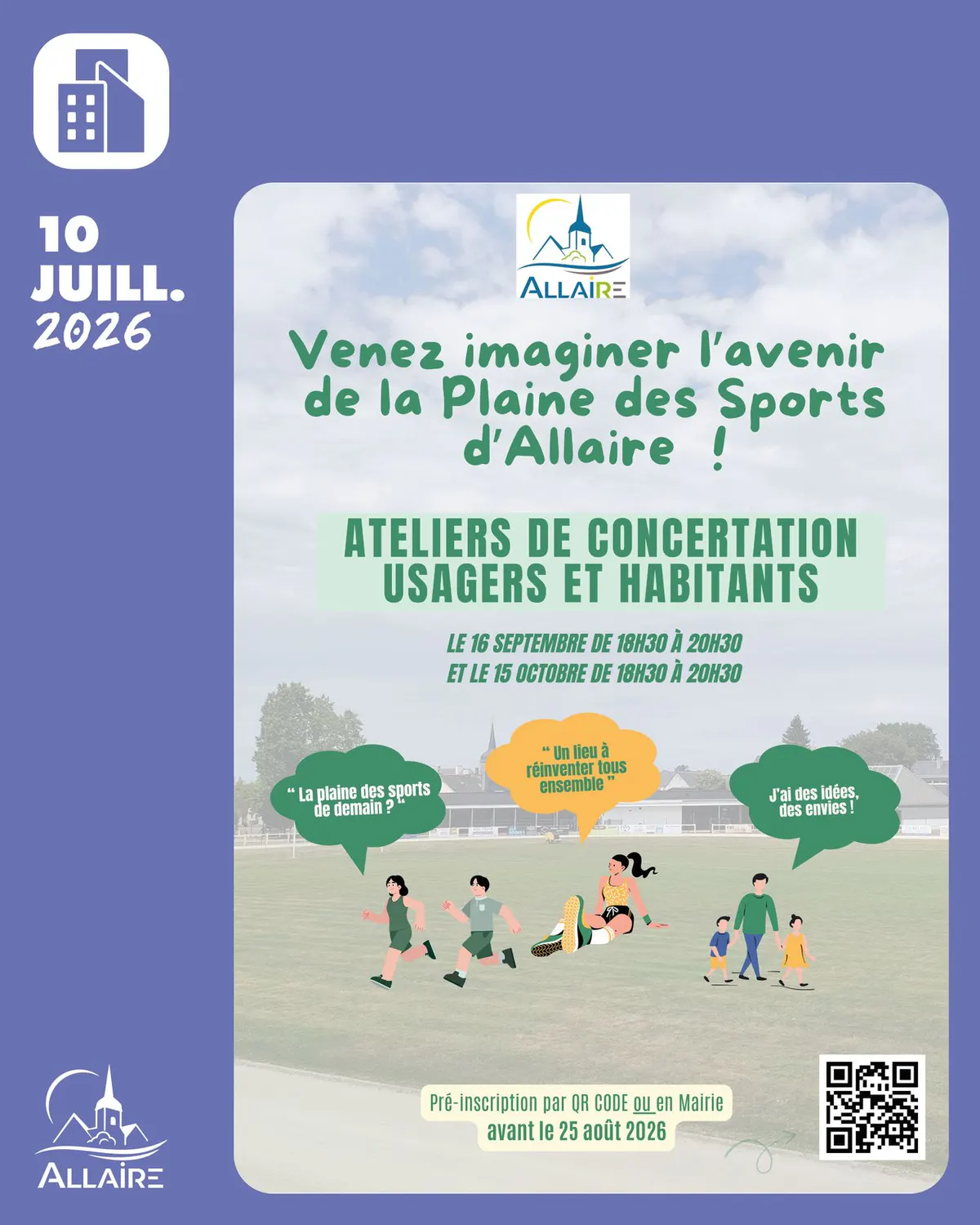 Participez au projet de la Plaine des Sports !