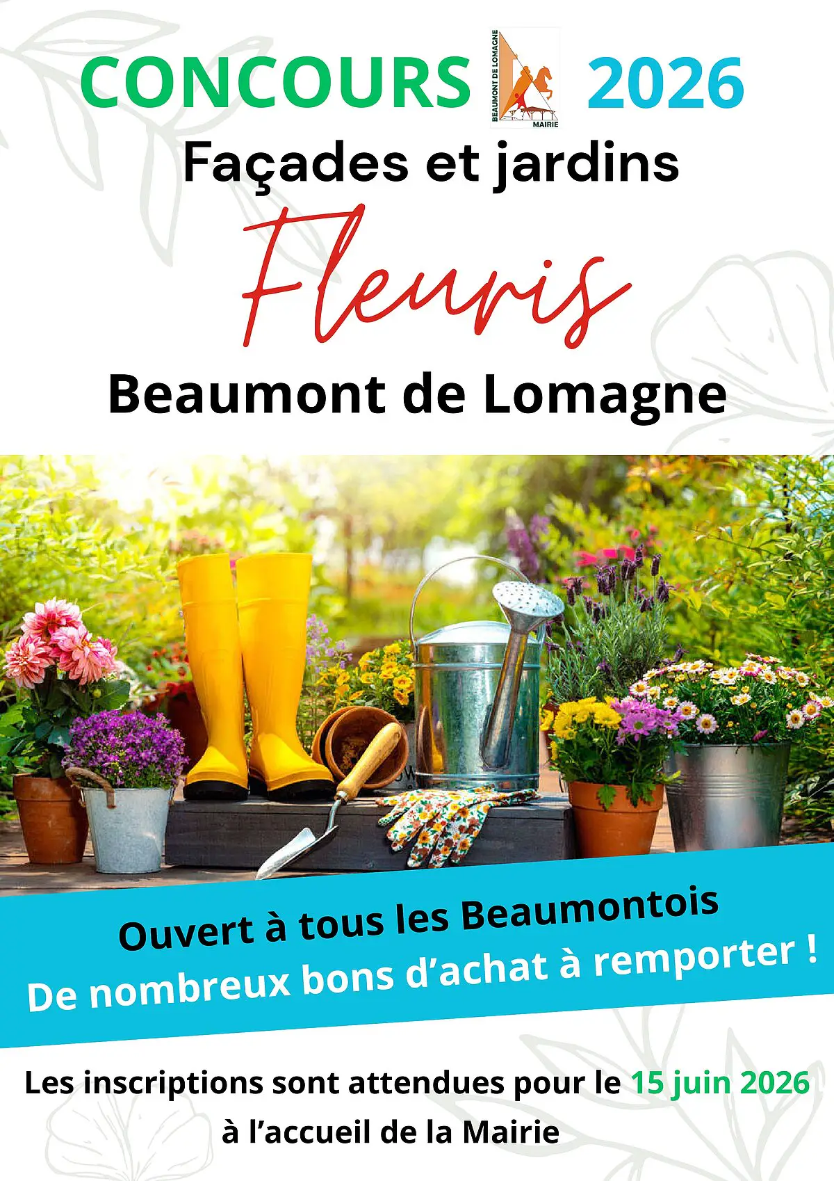 Concours des Façades et Jardins Fleuris 2026