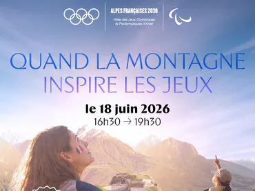 Dévoilement des emblèmes Jeux Olympiques et Paralympiques d'hiver - Alpes 2030